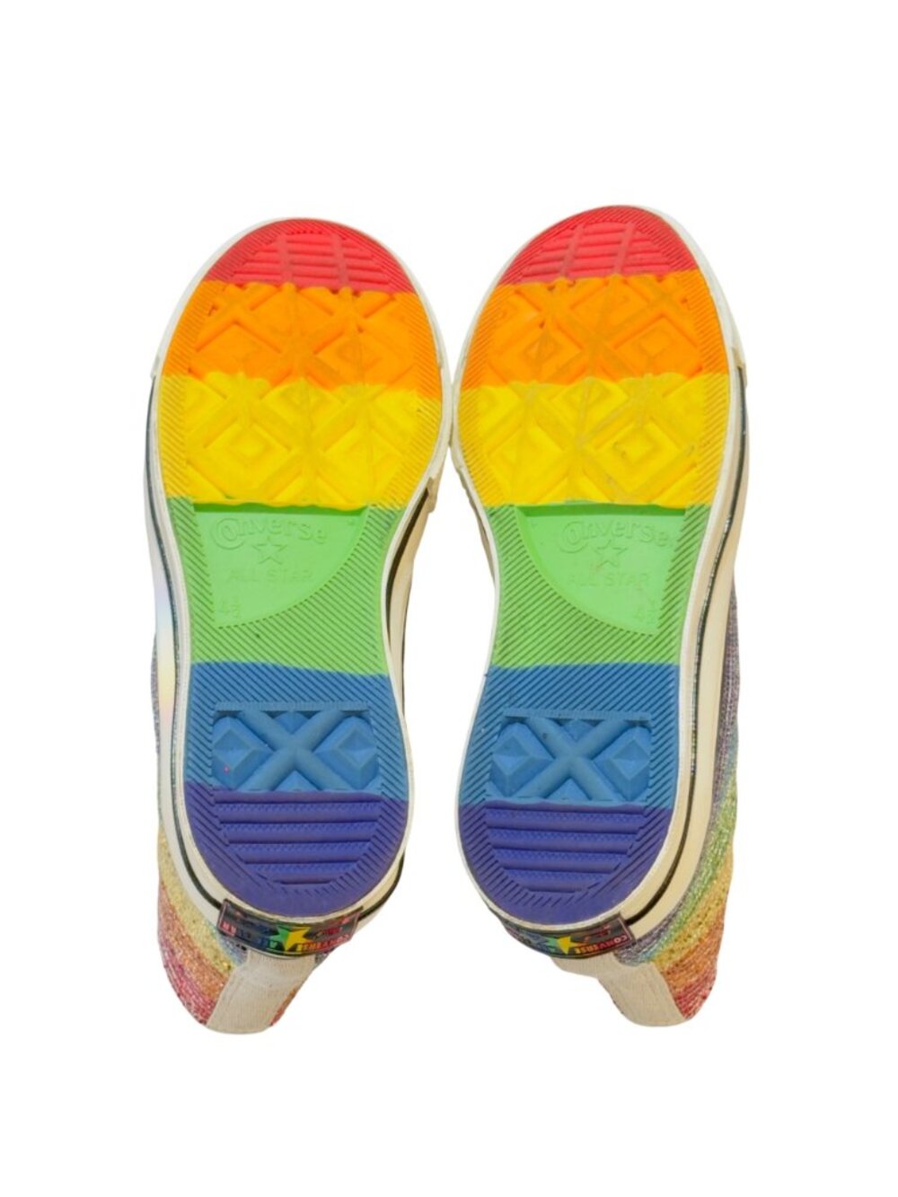 Miley Cyrus x Converse 70 Hi 'Pride' Chuck Taylor All Star High-Top Sneakers Uni - Picture 6 of 9